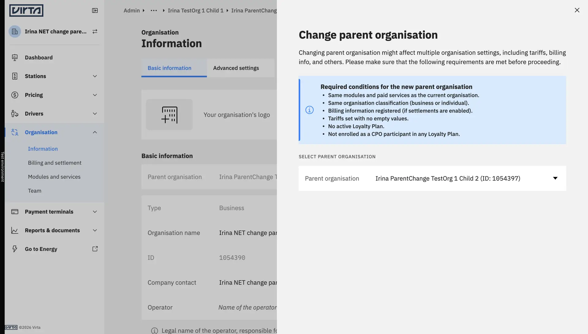 Change Parent Organisation Screenshot2.webp